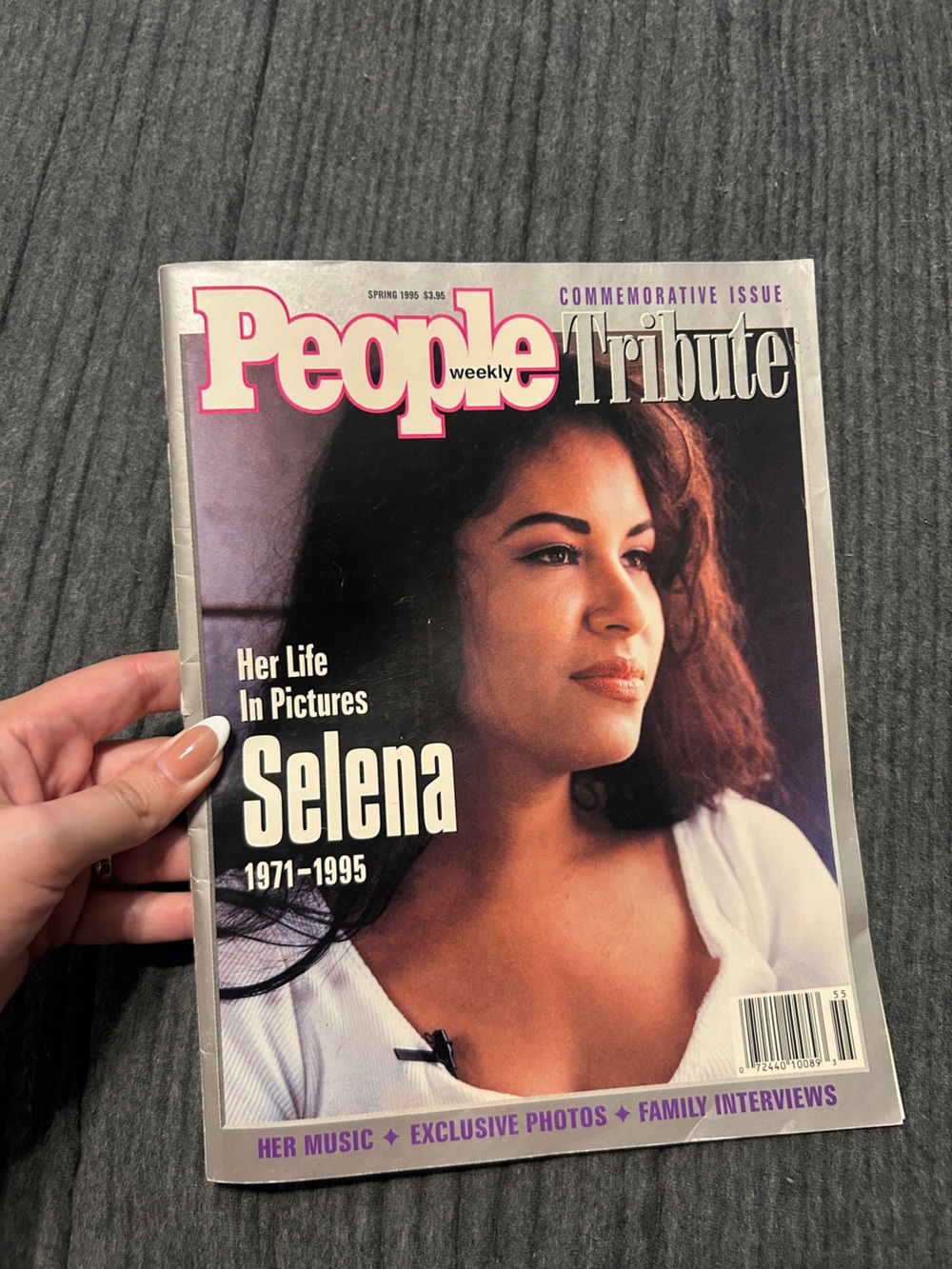 People Weekly Tribute Magazine - White & Pink Cover